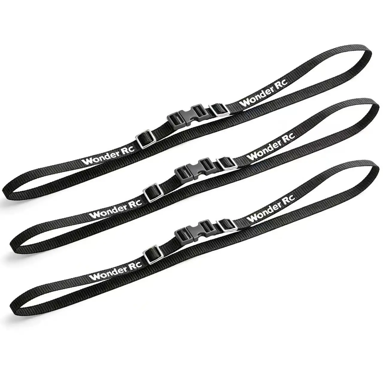 3pcs 1/10 RC Spare Tire Tie-Down Strap, Adjustable Ratchet Accessories