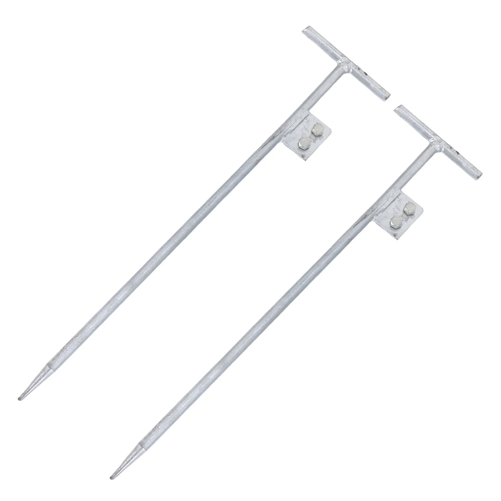 Tige de mise à la terre galvanisée-tige de terre en fer en forme de T pour la sécurité électrique domestique-piquet de mise à la terre Portable pour antenne extérieure et