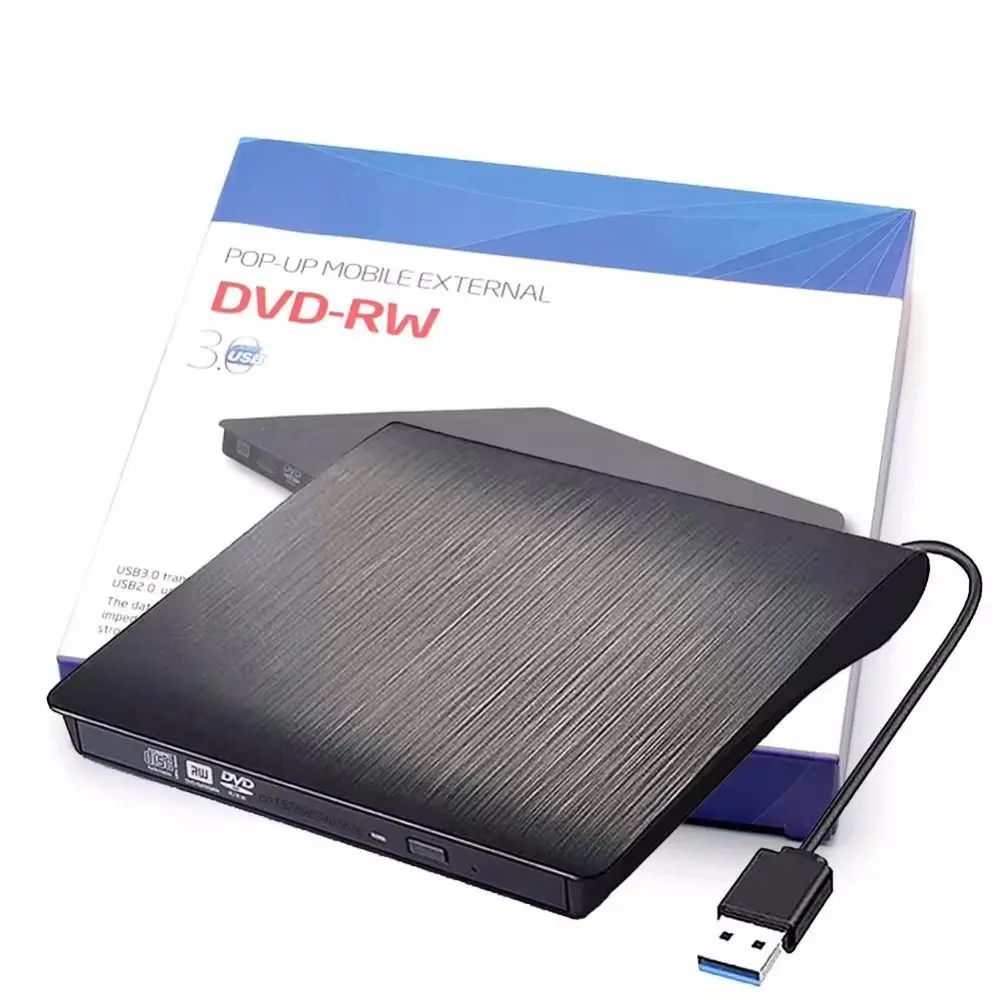 2024 USB 3.0 Type C Optical Drive Case Dual Interface Laptop External DVD Multi Purpose PC Optical Drives Case