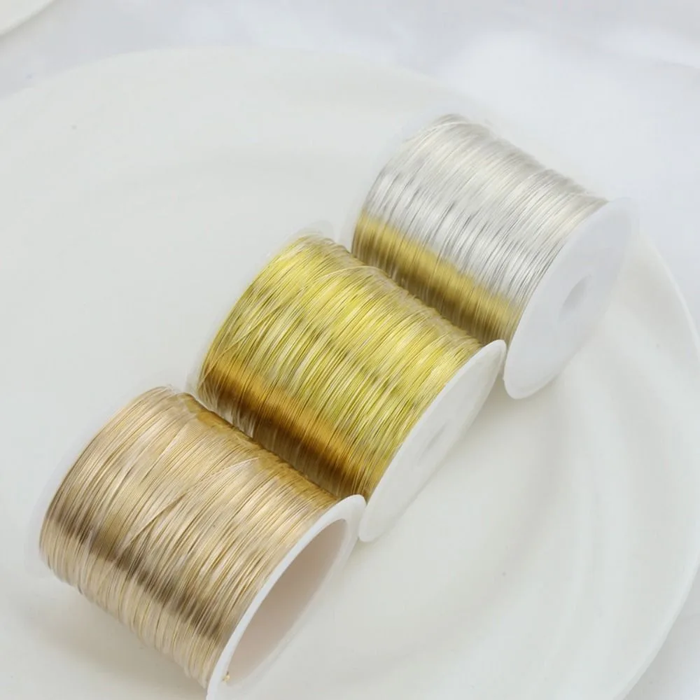 0.3/04mm Alloy Copper Wire DIY Jewelry Making Resistant Beading Wire 100m Not Easy To Break Craft Wire Hairpin Winding