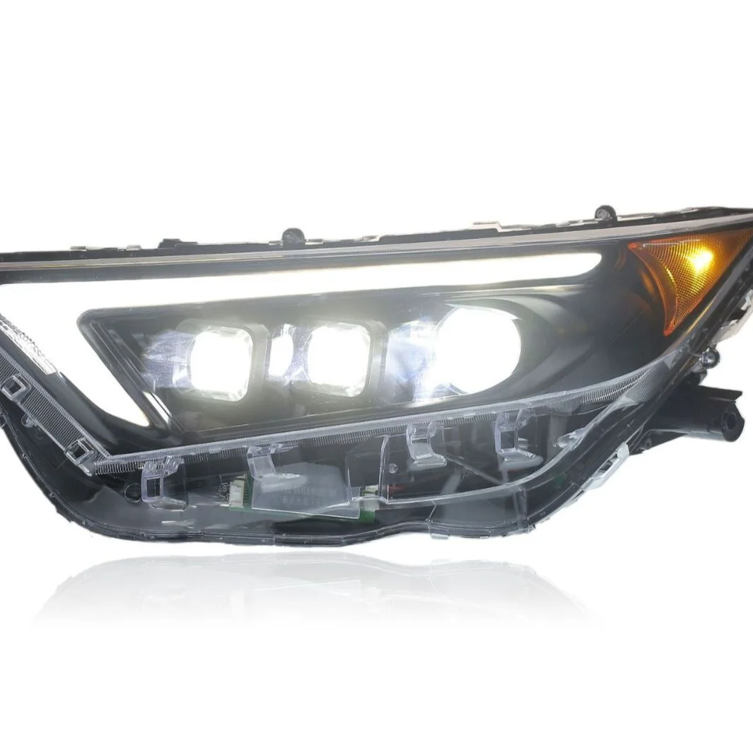 

20-22 for · RAV4 Modified Headlight Assembly High Quality LED Lens Light Guide 6000k Daytime Running Turn Signal Front TT