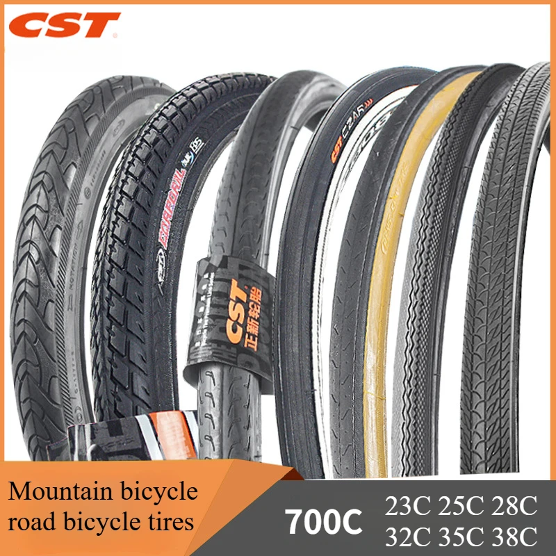 700C Bicycle tires CST stab-resistant Mountain Bike E-Bike Road bicycle Tire 23C 25C 28C Wear-Resisting 32C 35C 38C tire