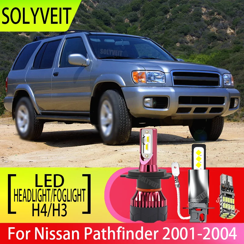 

High-Quality LED Hi-Lo Beam H4/9003 Headlight h3 Foglight Halogen Replacement Bulb FOR Nissan Pathfinder 2001 2002 2003 2004