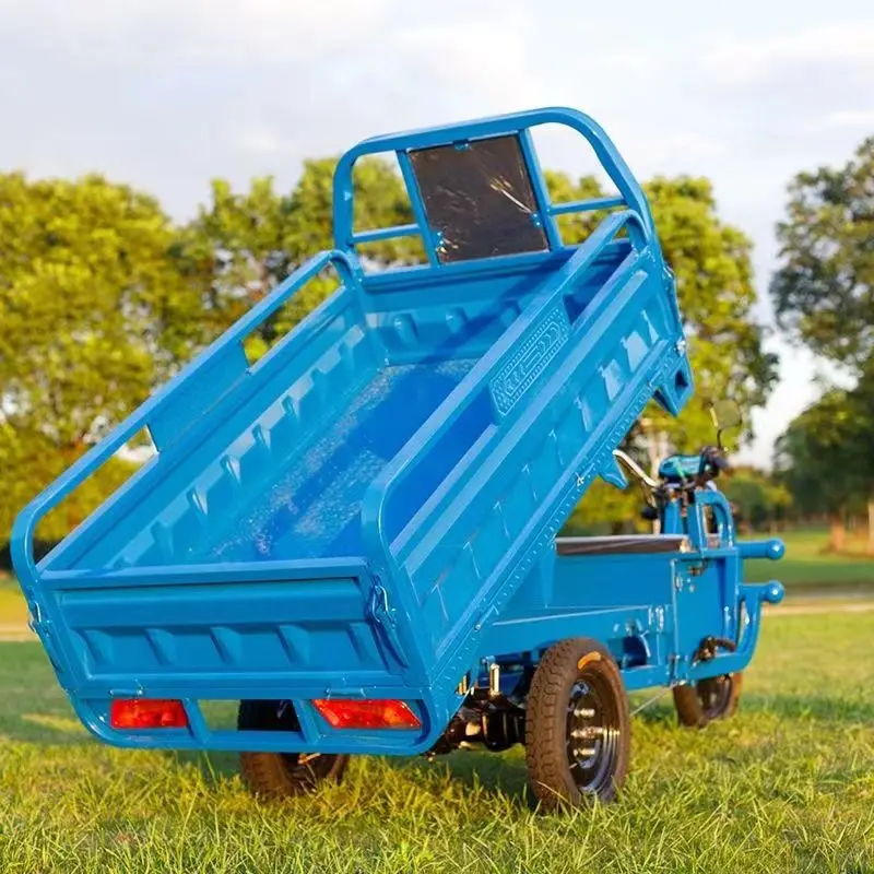 Electric tricycle, tricycle truck, cargo stall, mountain freight load, cargo king, agricultural battery car