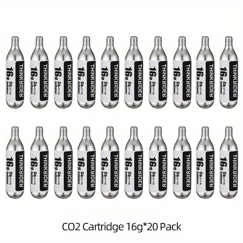 ThinkRider CO2 Pumpe Für Fahrrad Schrader Presta Adapter Fahrrad Pumpe Inflator Aluminium Reifen Schlauch Mini größe MTB Fahrrad Pumpen CO2 Ca