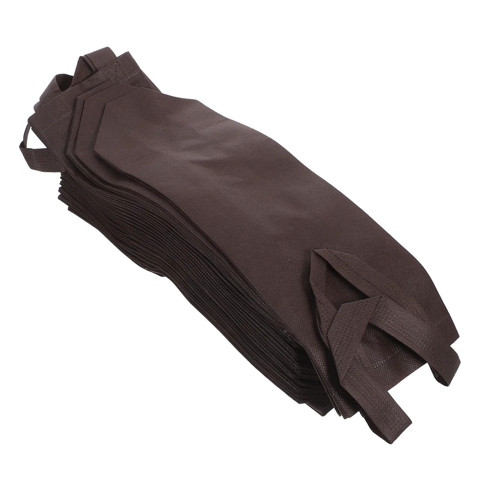 

20Pcs Non-Woven Fabric Single Wine Bag Black Thick Reusable Tote Wine Bottle Carrier for Birthday Wedding Christmas Party