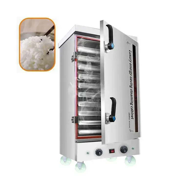 Industrial Food Steamer Commercial Gas Electric Rice Steam Cabinet Machine