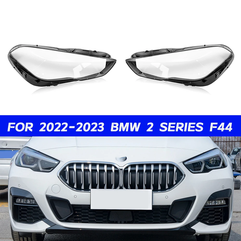 

BMW 2 серии F44 крышка фары для 2022 2023, корпус автомобильной фары, крышка фары, линза, оригинальный абажур