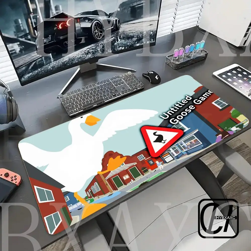 

Large Mouse Pad Untitled Goose Game Pc Gamer Cabinet Keyboard Desk Mat Big Computer Carpet Gaming Accessories Table Mousepad Xxl