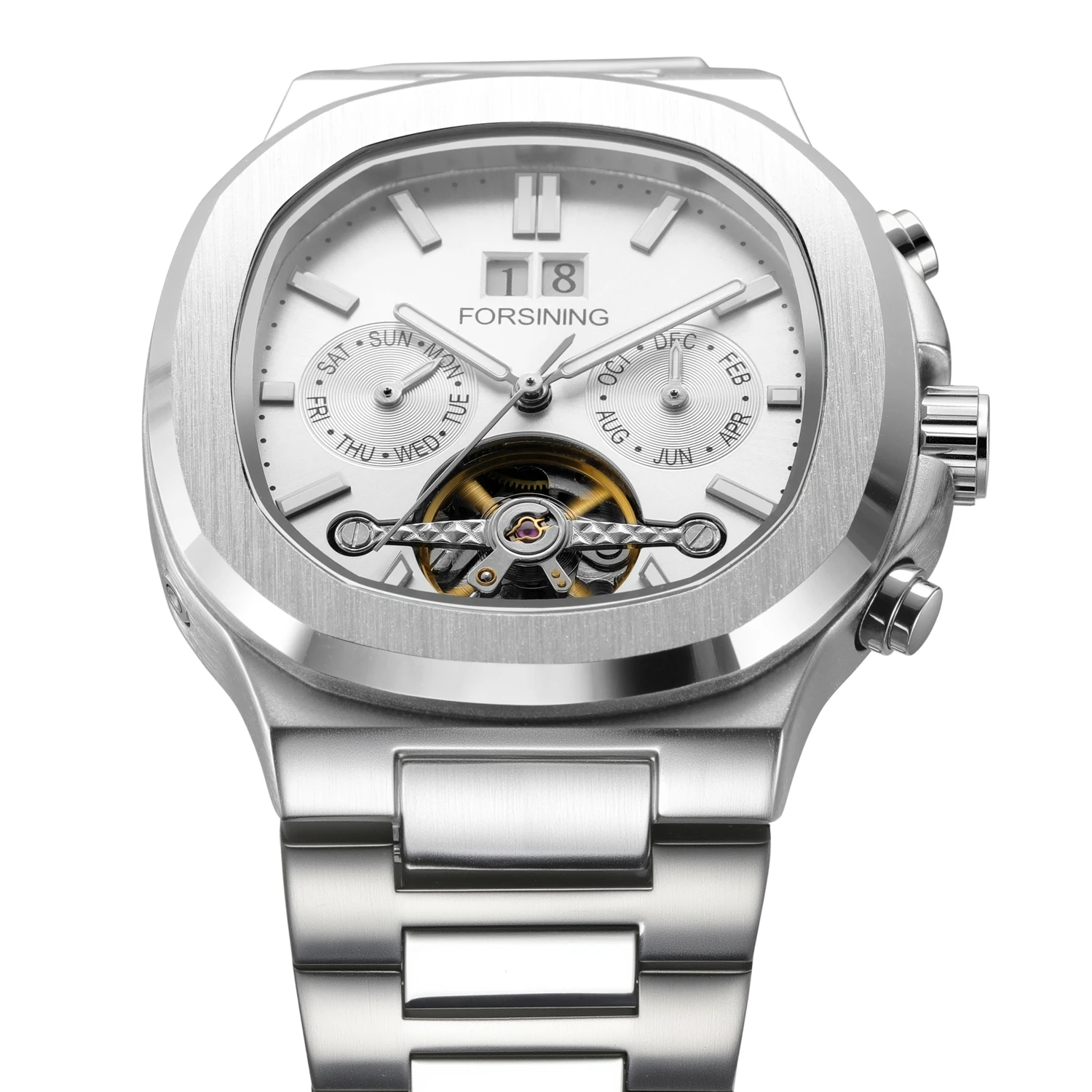 FORSINING Tourbillion Men's Automatic Watch with Mechanical Movement 2026 Fashion Design