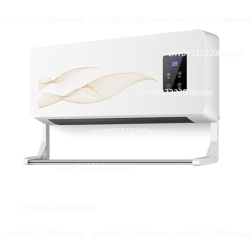 

Heater Wall-mounted heater Cooling and heating small silent household bathroom electric heater
