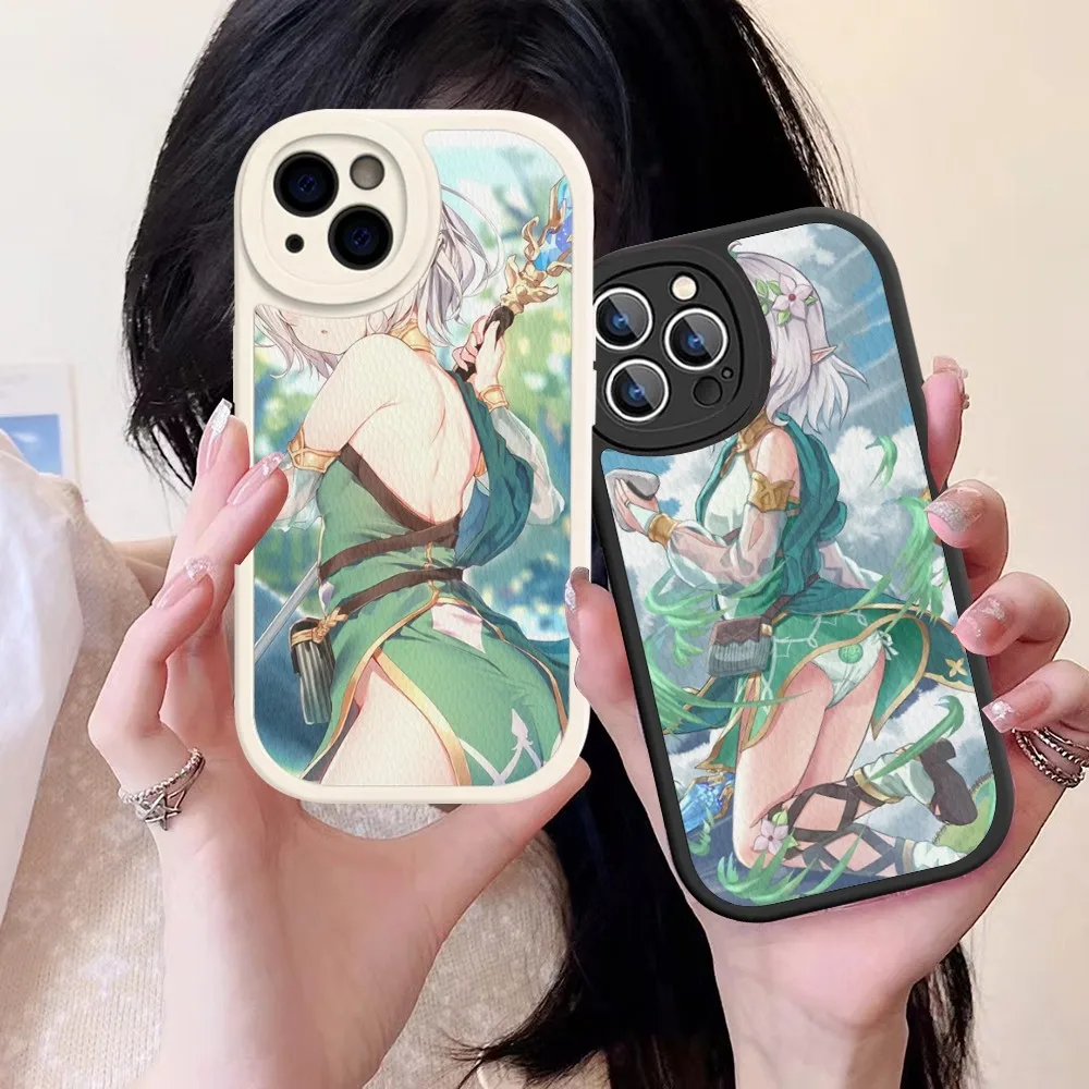 

Princess Connect Kokoro Natsume Phone Case Hard Leather For iPhone 14 13 12 Mini 11 14 Pro Max Xs X Xr 7 8 Plus Fundas