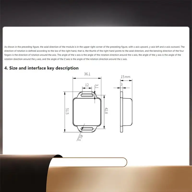 

9-Axis Wifi Attitude Sensor Accelerometer Gyroscope WT901-Wifi Wifi Attitude Sensor-X64A