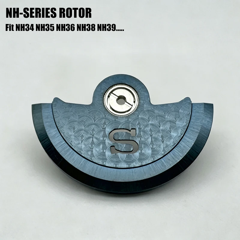 NH36 NH35 Oscillating Weight Rotors Skeleton Automatic Rotor Fit to NH35 NH36 NH34 NH38 NH39 NH70 4R 6R Mechanical Movement view 3