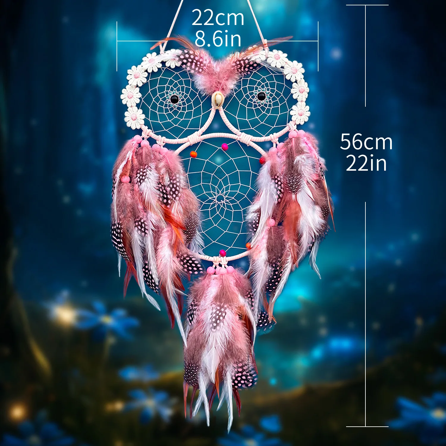 New Scandinavian Style Owl Dreamcatcher Interior house Decoration Ornaments Room Pendant Filter Monternet lover girlfriend Gift