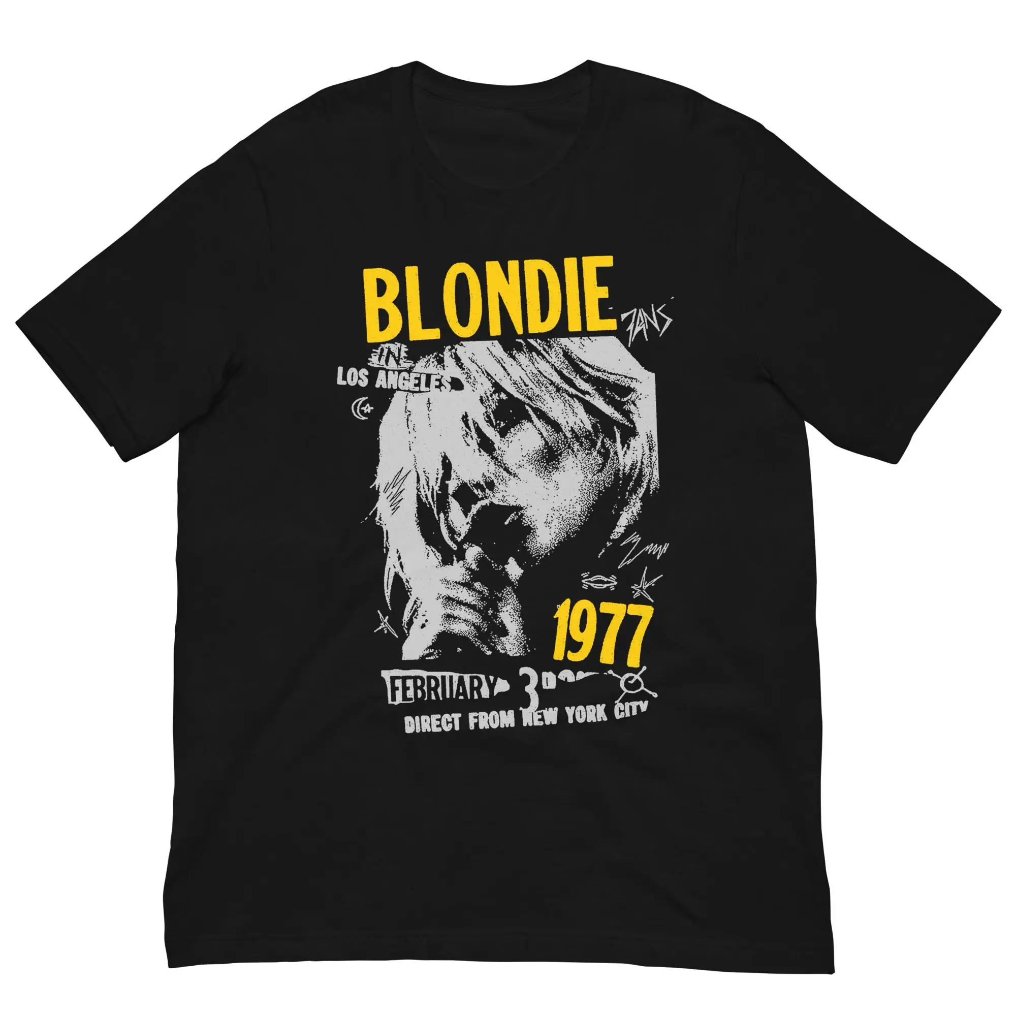 Blondie Retro Unisex T-Shirt  Pure Cotton All-Season Casual Loose-Fitting Streetwear harajuku shirts  vintage t shirt
