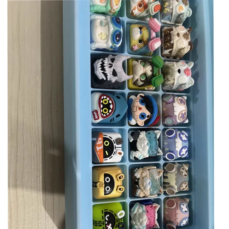 LOBO Zenless Zone Zero Shark Tooth Cloth Keycaps Hand-made Resin Keycap Mechanical Customized Cute Gaming Accessories Gifts