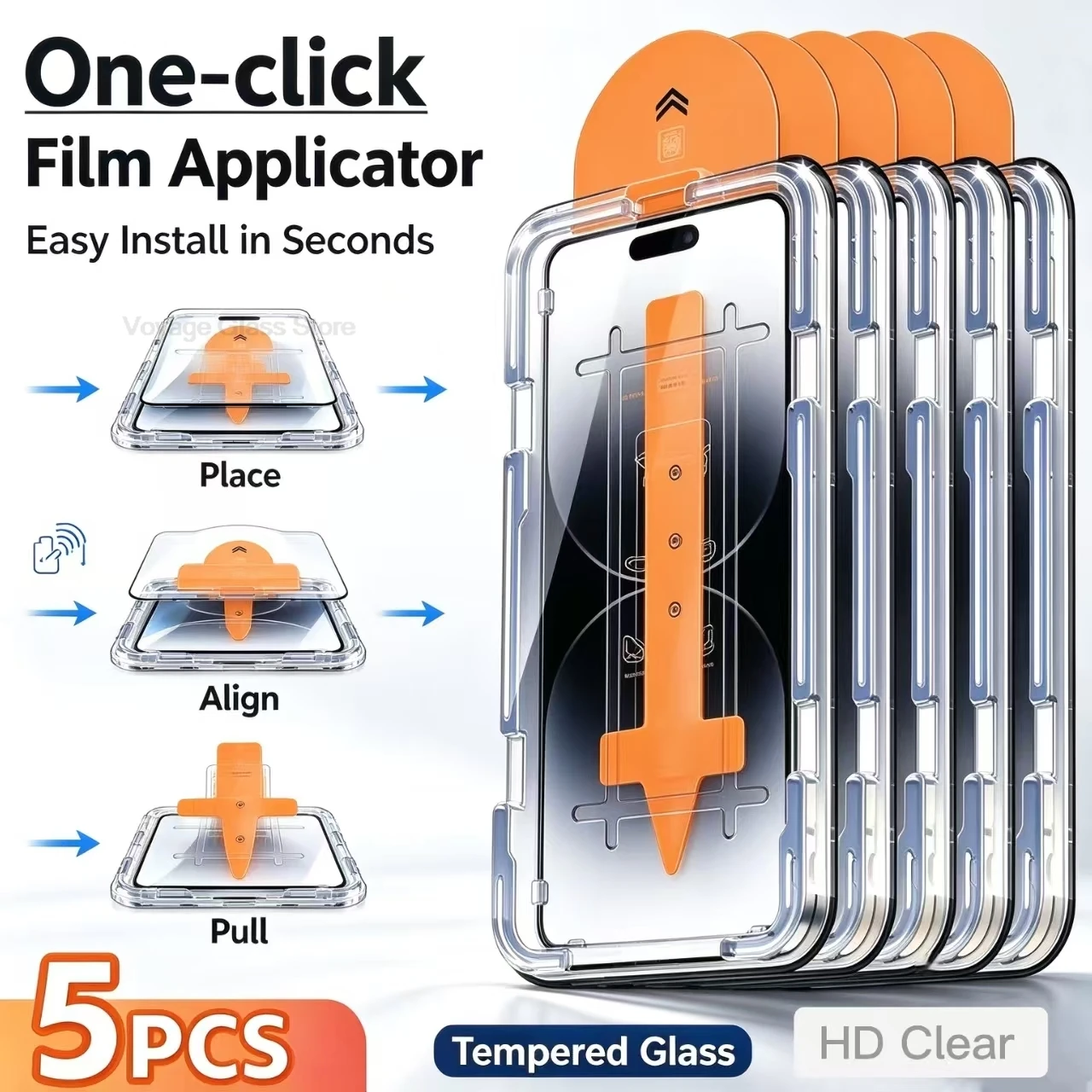 1-5 PCS HD Screen Protector For Samsung A57 A17 A16 A56 5G A55 A36 A35 A26 A18 A15 A08 A13 A12 A71 A72  Dust Free Easy Install