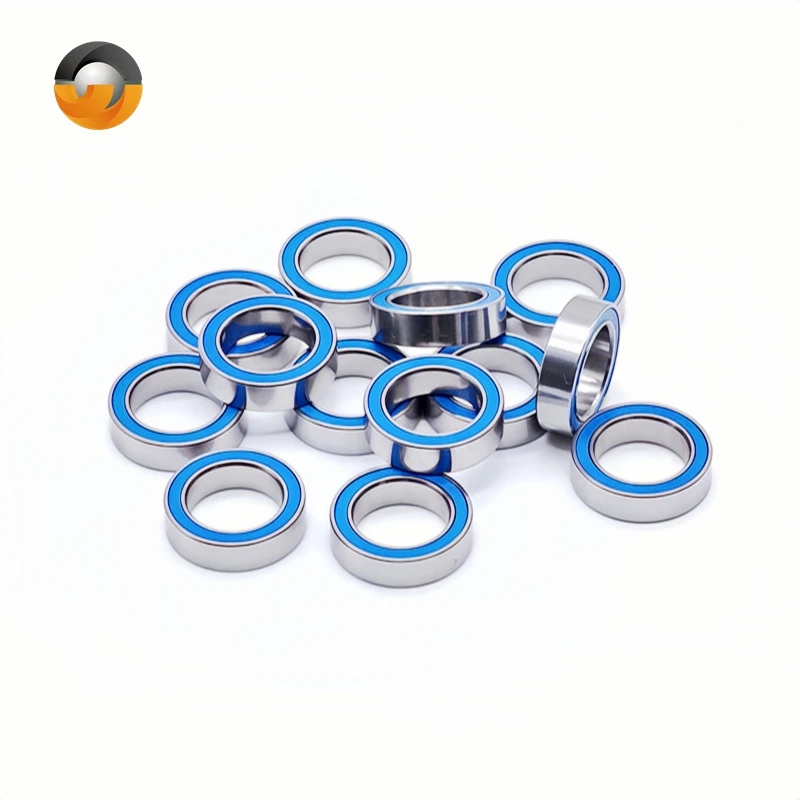 6700RS 10x15x4 mm Bearing 10Pcs ABEC-7 Hobby Electric RC Car Truck 6700 RS 2RS Ball Bearings 6700-2RS Blue Sealed