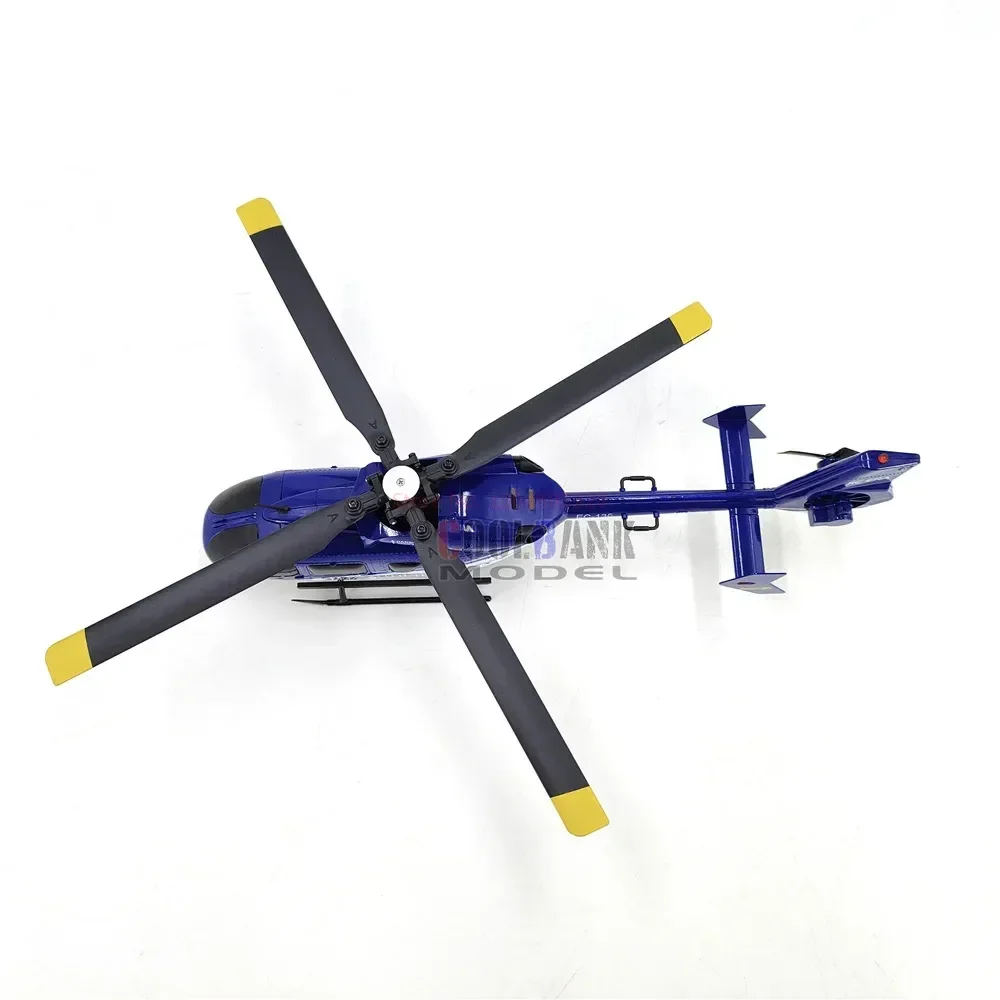 New C187 Remote-controlled Aircraft Ec135 Model Remote-controlled Helicopter Single Blade Aileron Free Aircraft Model Toy Gift