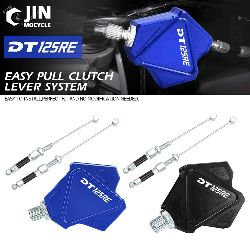 FOR YAMAHA DT125RE DT125 RE DT 125RE 2004 2005 2006 2007 Motorcycle Aluminum Stunt Clutch Lever Easy Pull Cable System Dirt Bike