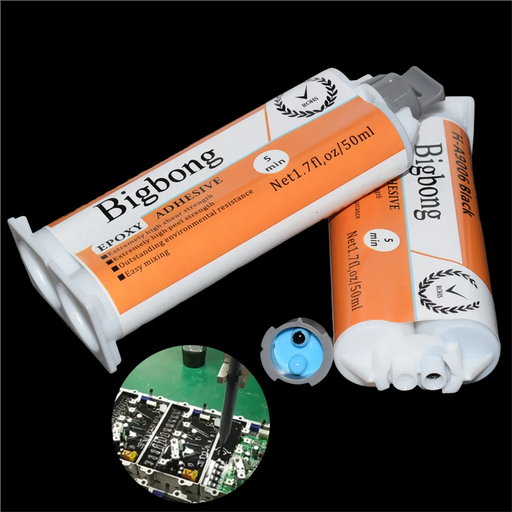 2Pcs Black Epoxy Ad…