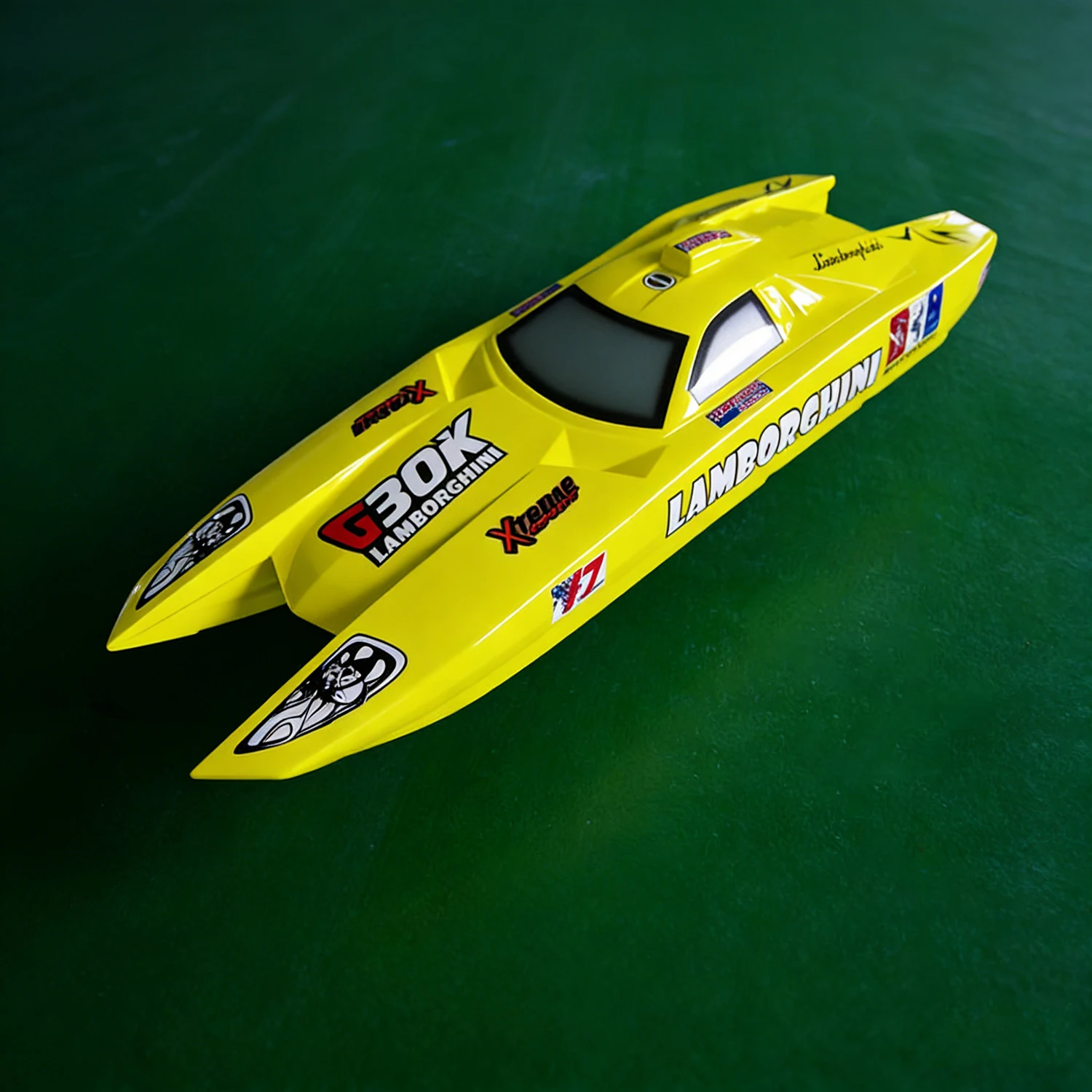 

RC Корабли 131,5 см Двойной бесщеточный двигатель с дистанционным управлением Катамаран со стекловолоконным корпусом RC Schiffe Модель корабля Игрушка