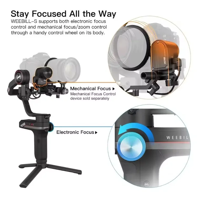 ZHIYUN Weebill S Handheld Camera Gimbal Stabilizer for DSLR Mirrorless Sony A7M3 A7III A7R3 Nikon Z6 Z7 Panasonic GH5s Canon