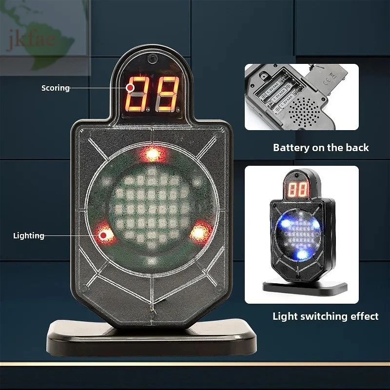 

Инфракрасная индукционная электронная лазерная мишень для подсчета очков со световыми и звуковыми эффектами, тренировочная мишень для занятий спортом на открытом воздухе