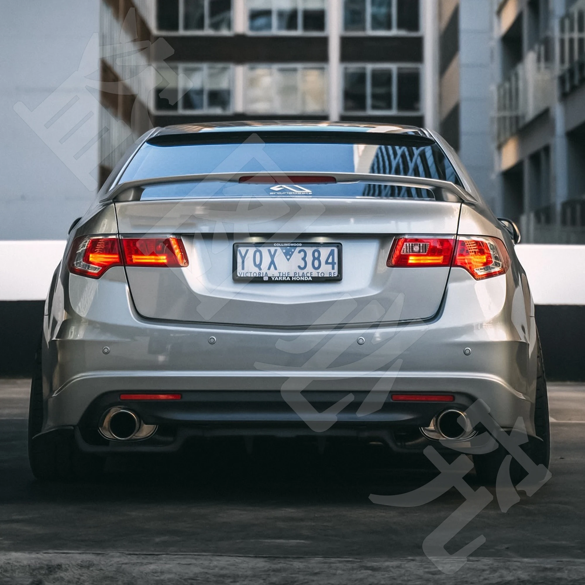 

For Honda Acura TSX SPIRIOR Car 2009-2014 Original Factory Style Rear Spoiler High Quality ABS Material Body Kit Diffuser Wing