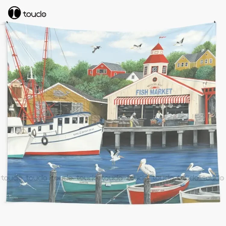 New Pelican Bay Tapestry Buy Wall Tapestry Tapestry Wall Hanging For Living Room Bedroom Dorm Room Home Decor Background Wall