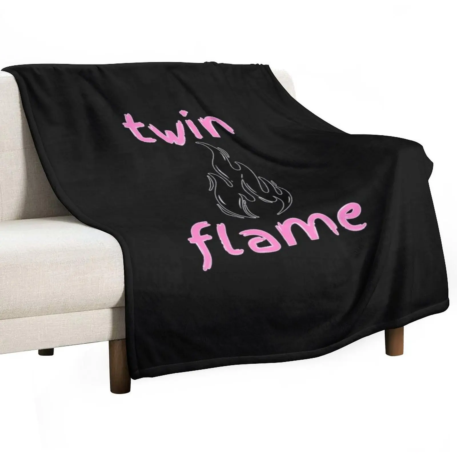 

Mgk Twin Flame Throw Blanket Cozy Microfiber Throw Blanket for Home Bedroom