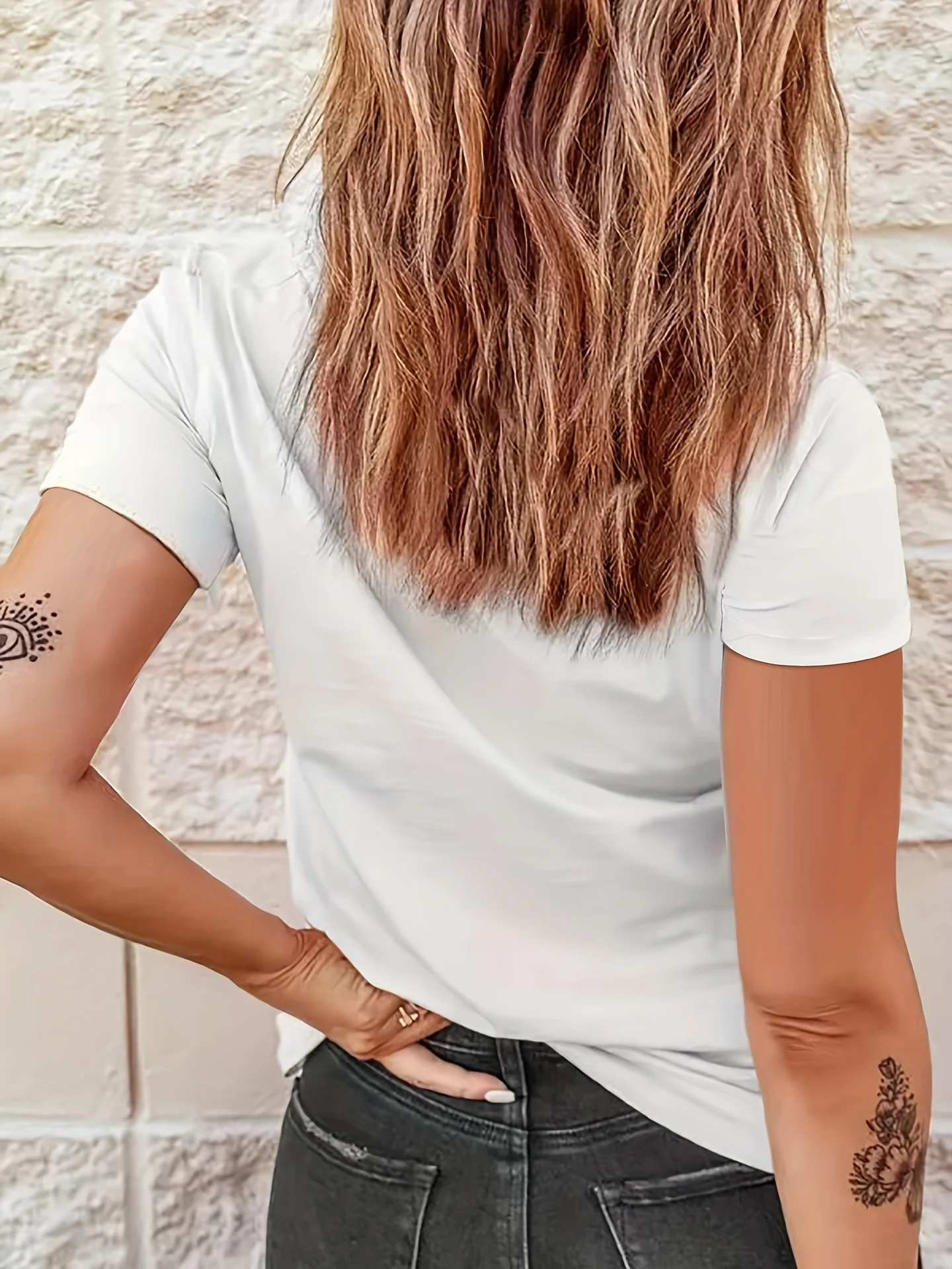 Camiseta feminina com estampa de paz amor hippie soul – estampa psicodélica retrô manga curta gola redonda verão casual