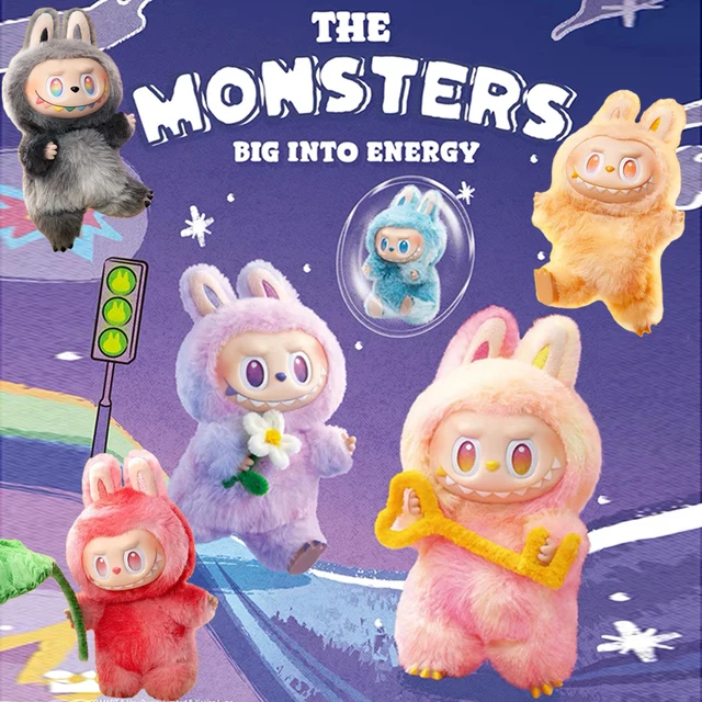 ラブブ V3 Big Into Energy Labubu ぬいぐるみ1ボックス（LABUBU