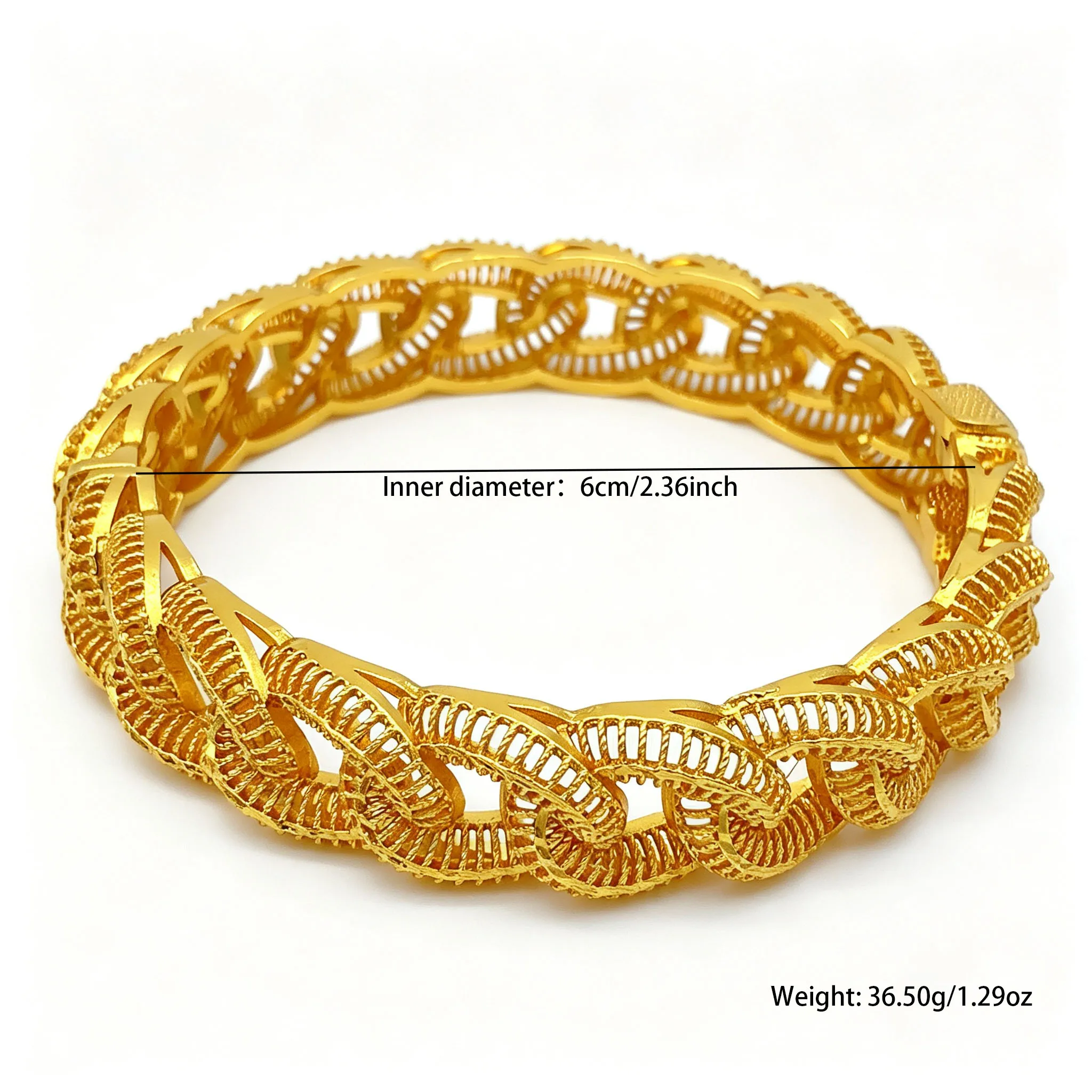 Arabische Charm-Armbänder, vergoldet, für Frauen, indischer, Dubai-, afrikanischer, äthiopischer Handschmuck, Geschenke für Hochzeiten und Partys – Detail 6
