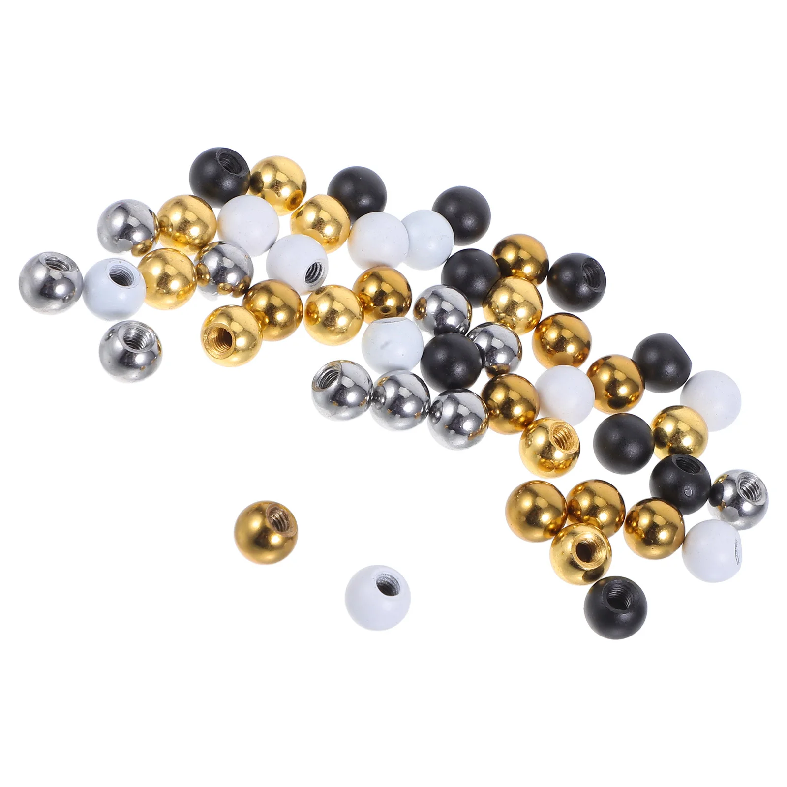 

50Pcs Thread Cap Nuts Decorative Lamp Screw Cap Knob M4 Lamp Finial Nut Cover Replacement Lighting Fixture Light Nut