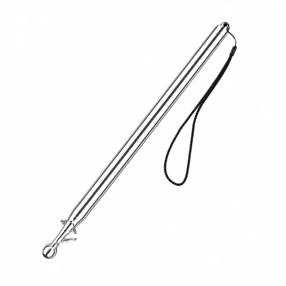Stainless Steel Telescopic Flagpole 1/1.2/1.6/2.0/3.0m Extendable Retractable Teaching Pointer Portable