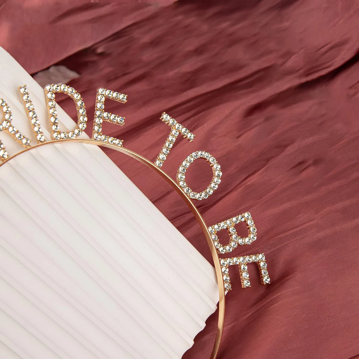 BRIDE TO BE Хрустальная свадебная тиара – сверкающая свадебная повязка на голову для вечеринок, аксессуары для волос для невесты