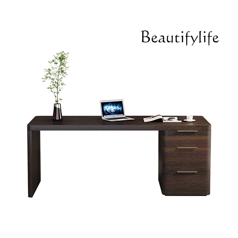 

Nordic computer office desk simple modern light luxury writing desk Italian minimalist home study