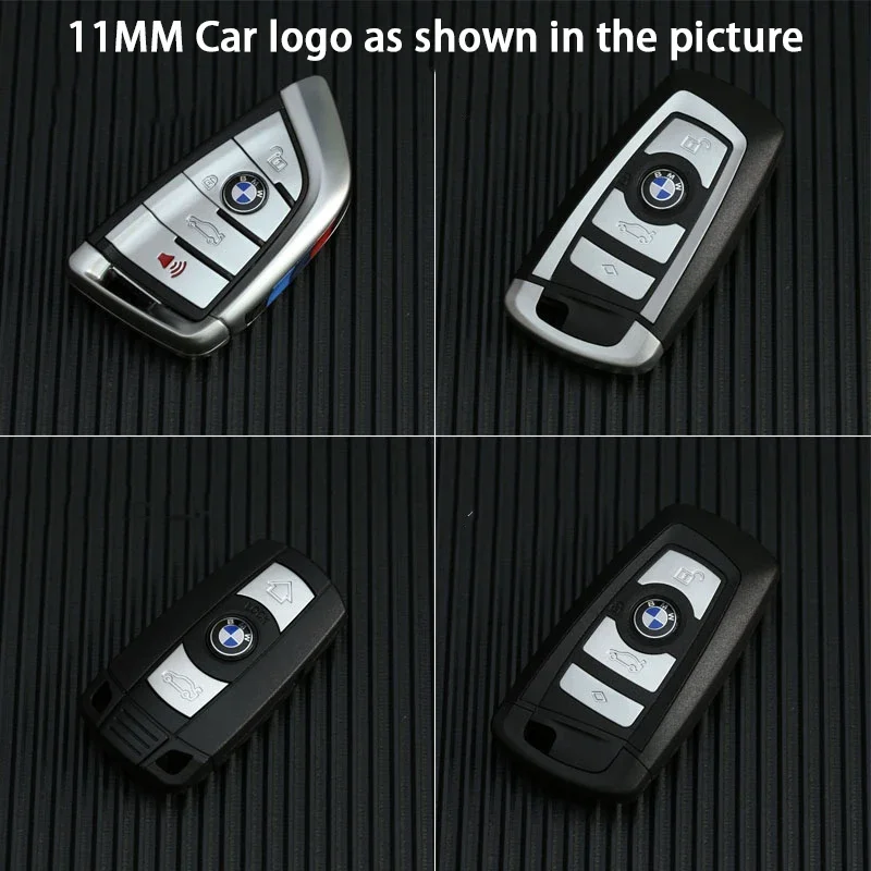 5/10Pcs 14mm Car Key Emblem Stickers Auto Control Key Logo Decals For BMW M M3 M5 M6 M2 X1 X2 X3 X5 X6 X4 E30 E39 46 E53 E60 G30