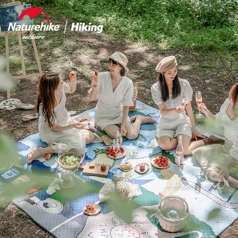 Naturehike Camping Mat Picnic Blanket Portable 4-10 Person Beach Damp Proof Family Pad For Outdoor Hiking Travel NH21FCD02