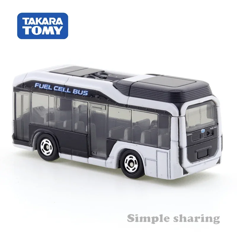 Takara Tomy Tomica No.82 Toyota Sora Fuel Cell-Omnibus Scale 1/137 Diecast Automotive Model Ornaments Cas Toys Gift Decorations