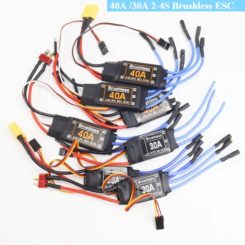 40A /30A 2-4S Brush…