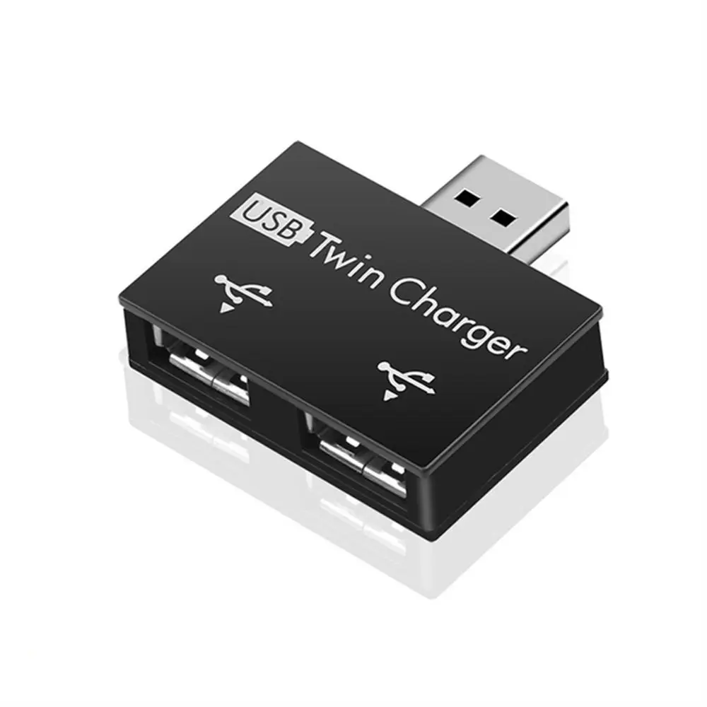 

Аксессуары Адаптер-конвертер USB-удлинитель для зарядки USB 2.0 Зарядный концентратор USB2.0 Разветвитель для зарядки 1 штекер на 2 порта «мама»