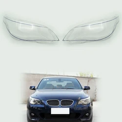 Pair For BMW 5 Series E60 E61 2003-2008 525i 530i Car Headlight Lens Cover Shell