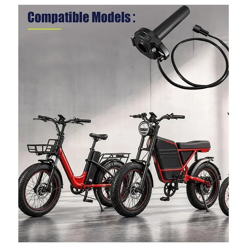 Throttle Handle Kit Full Twist, Complete Throttle Assembly Set For Yozma IN10 Valtinsu Strike Shadow SX E-Bike