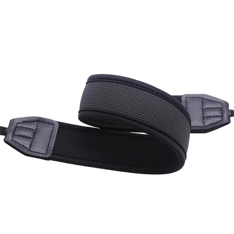 10pcs/lot Black Anti-Slip Neoprene Camera shoulder Neck Strap Universal Camcorder Belt for DSLR Camera