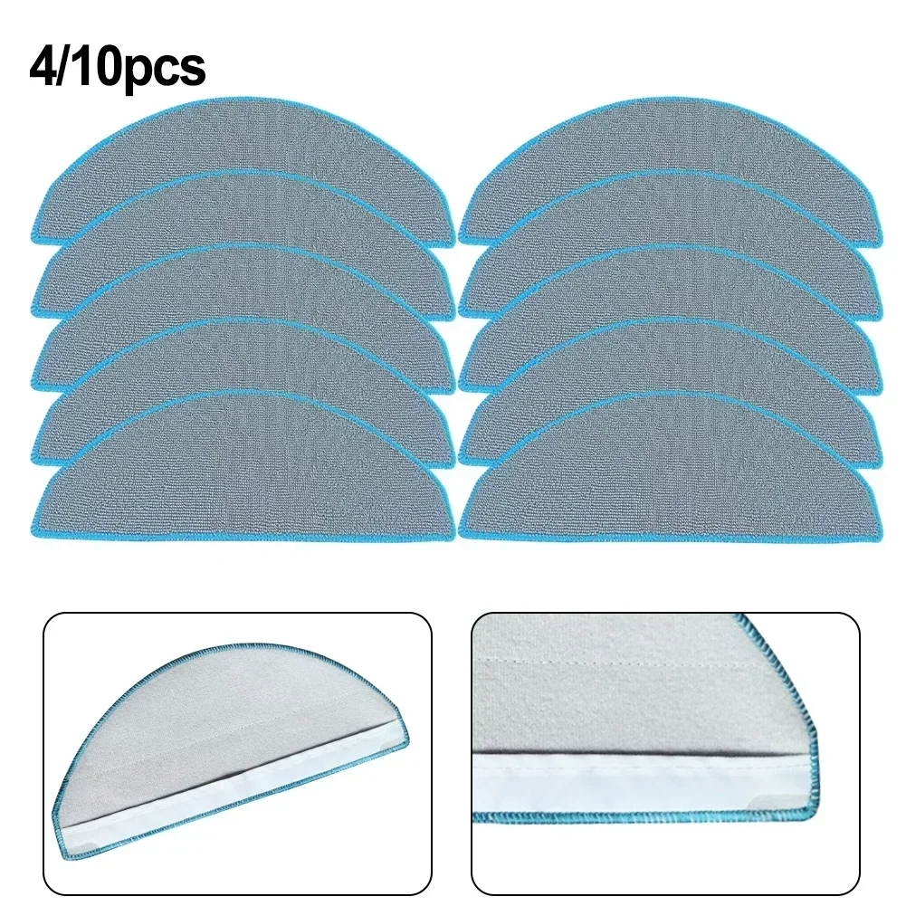 Microfiber Mop Cloth Replacement Kit For Roomba Combo Essential 4/10 Pack Reusable Washable Cleaning Pads For Robot Vacuum Clean