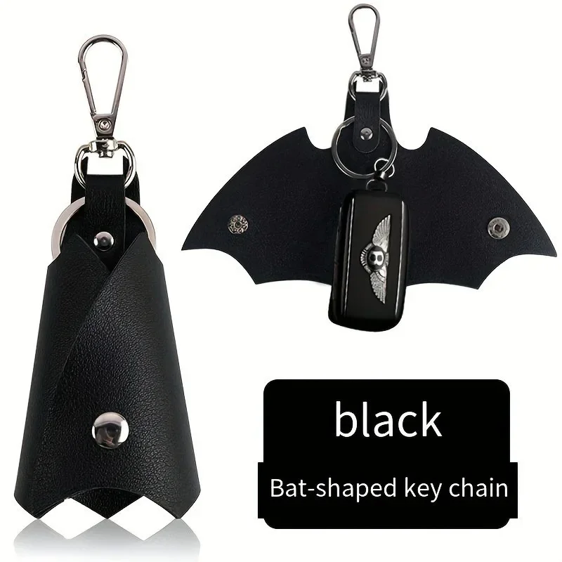 1pc PU Leather Keychain Pendant — Anti-Lost Car Key Protector with Waist-Hanging Design | Ideal for Father’s Day & Boyfriend Gif