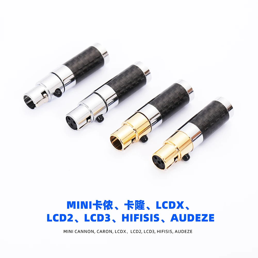 HIFi accessory LCD2 LCD3 Audeze earphone upgrade cable DIY assembly 8.0mm hole mini Karon XLR 3p 4p 5p 6p